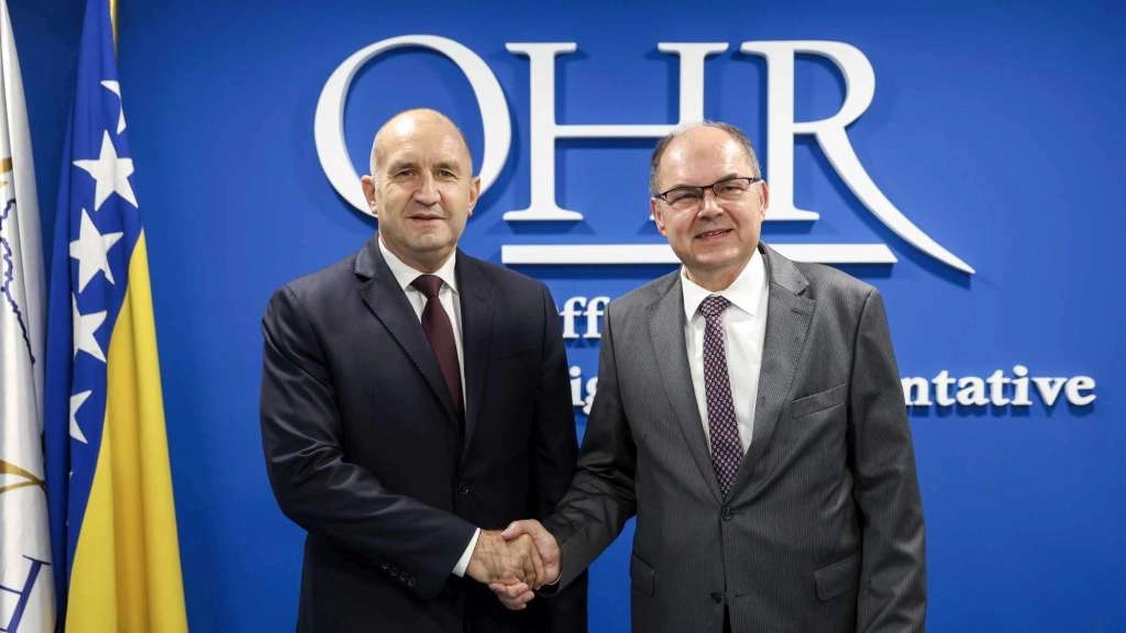 Schmidt i Radev razgovarali o euroatlantskom putu BiH